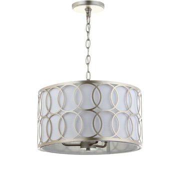 Loop 16" Metal LED Pendant - JONATHAN Y